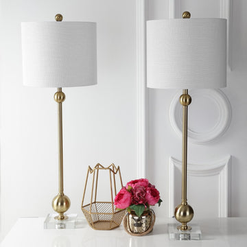 Hollis 34" Metal LED Table Lamp - JONATHAN Y